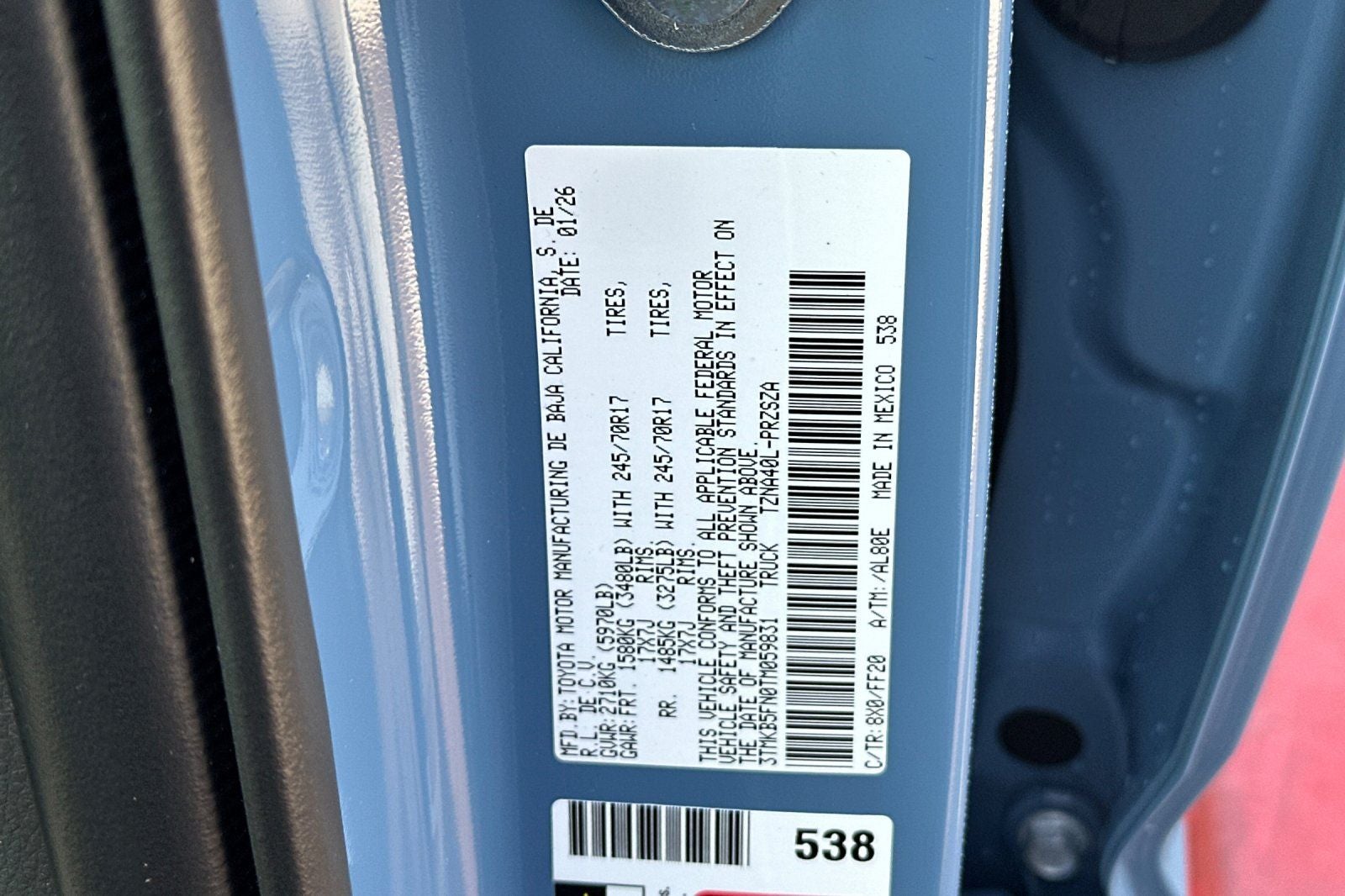 2026 Toyota Tacoma SR5