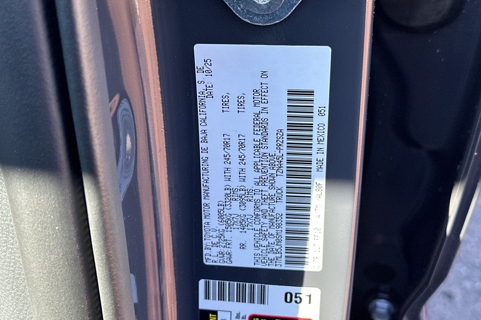 2025 Toyota Tacoma SR5