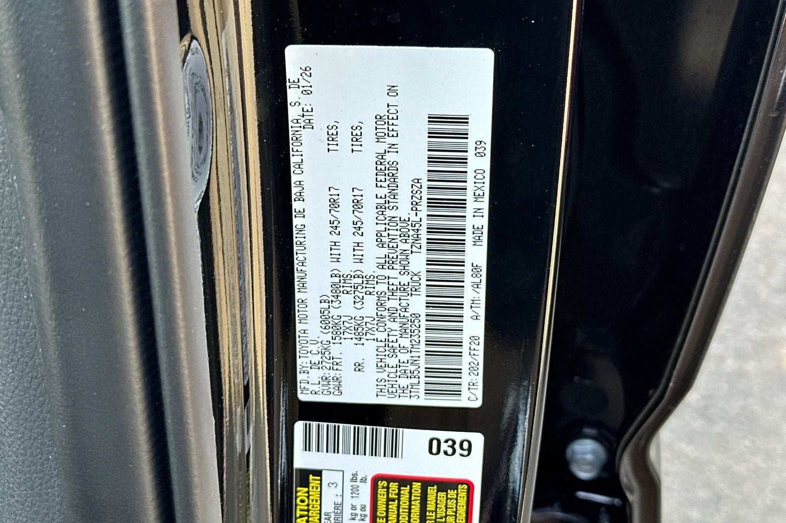 2026 Toyota Tacoma SR5