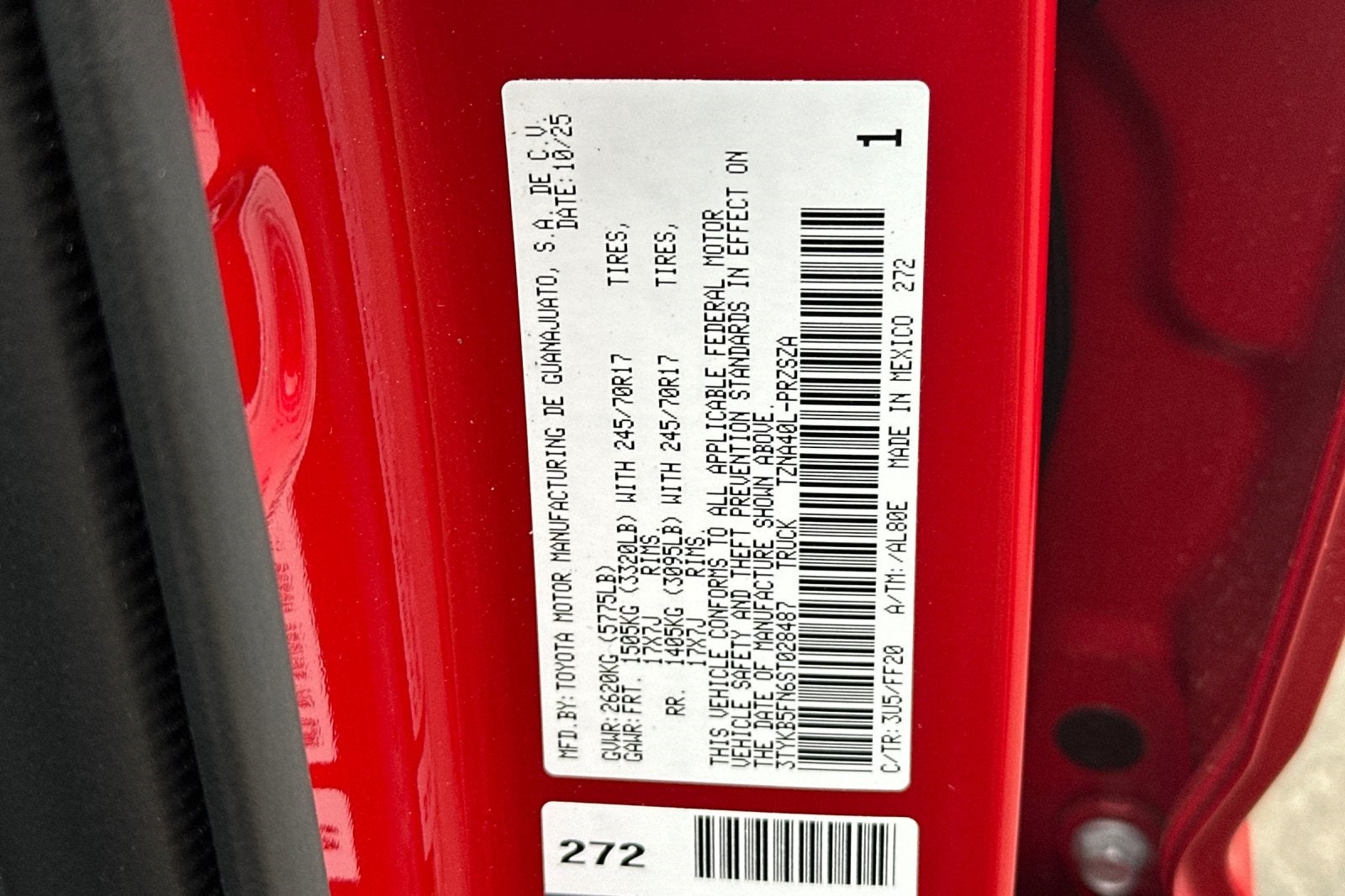 2025 Toyota Tacoma SR5