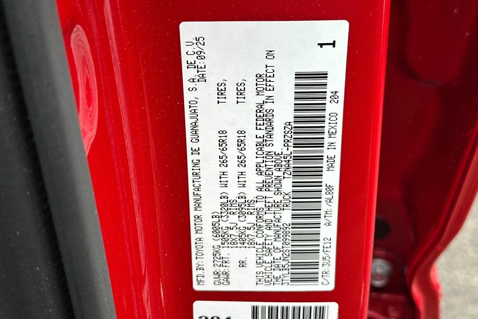 2025 Toyota Tacoma TRD Sport