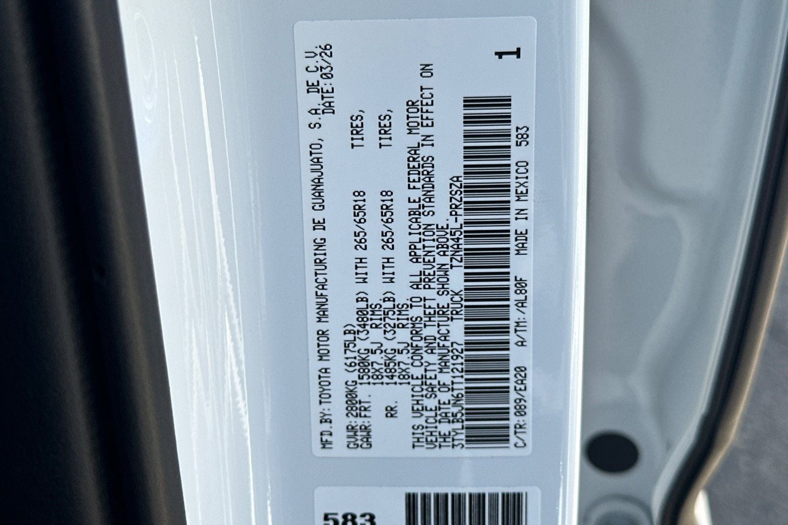 2026 Toyota Tacoma TRD Sport