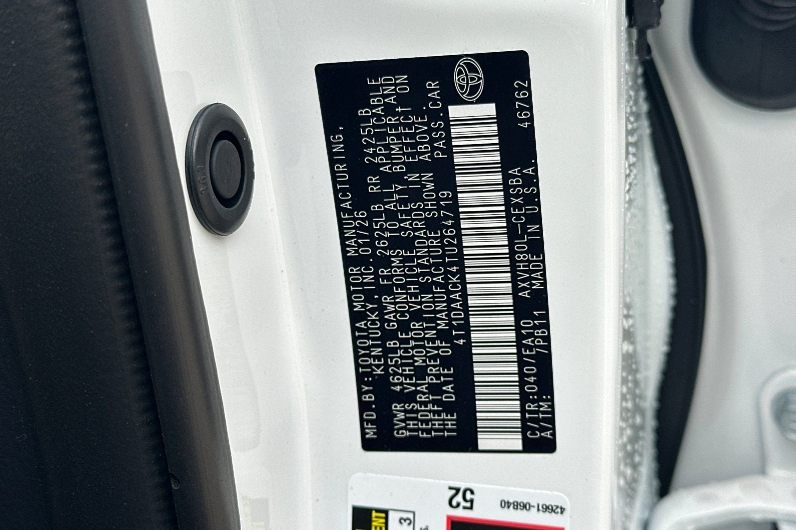 2026 Toyota Camry SE