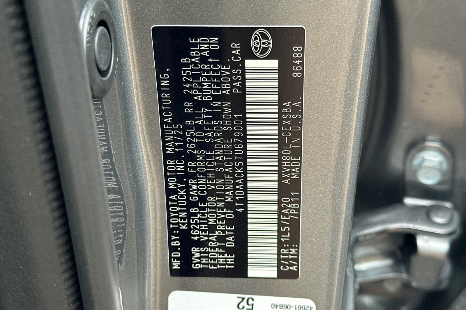 2026 Toyota Camry SE