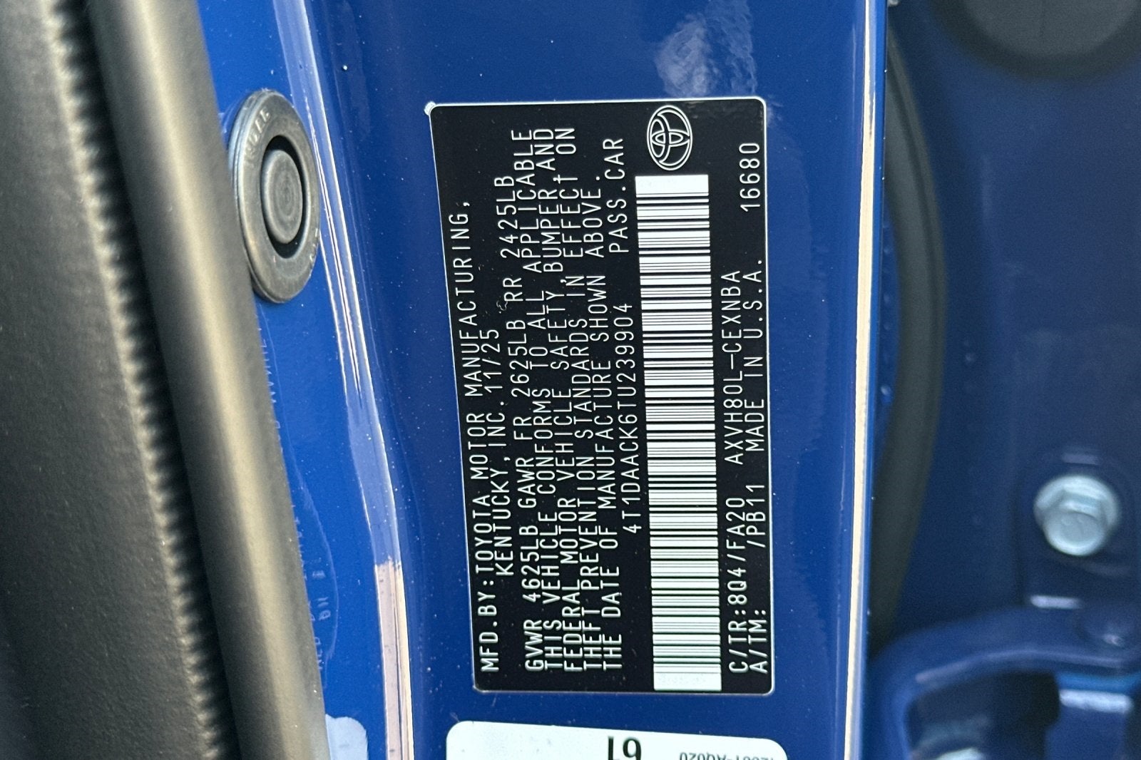 2026 Toyota Camry LE