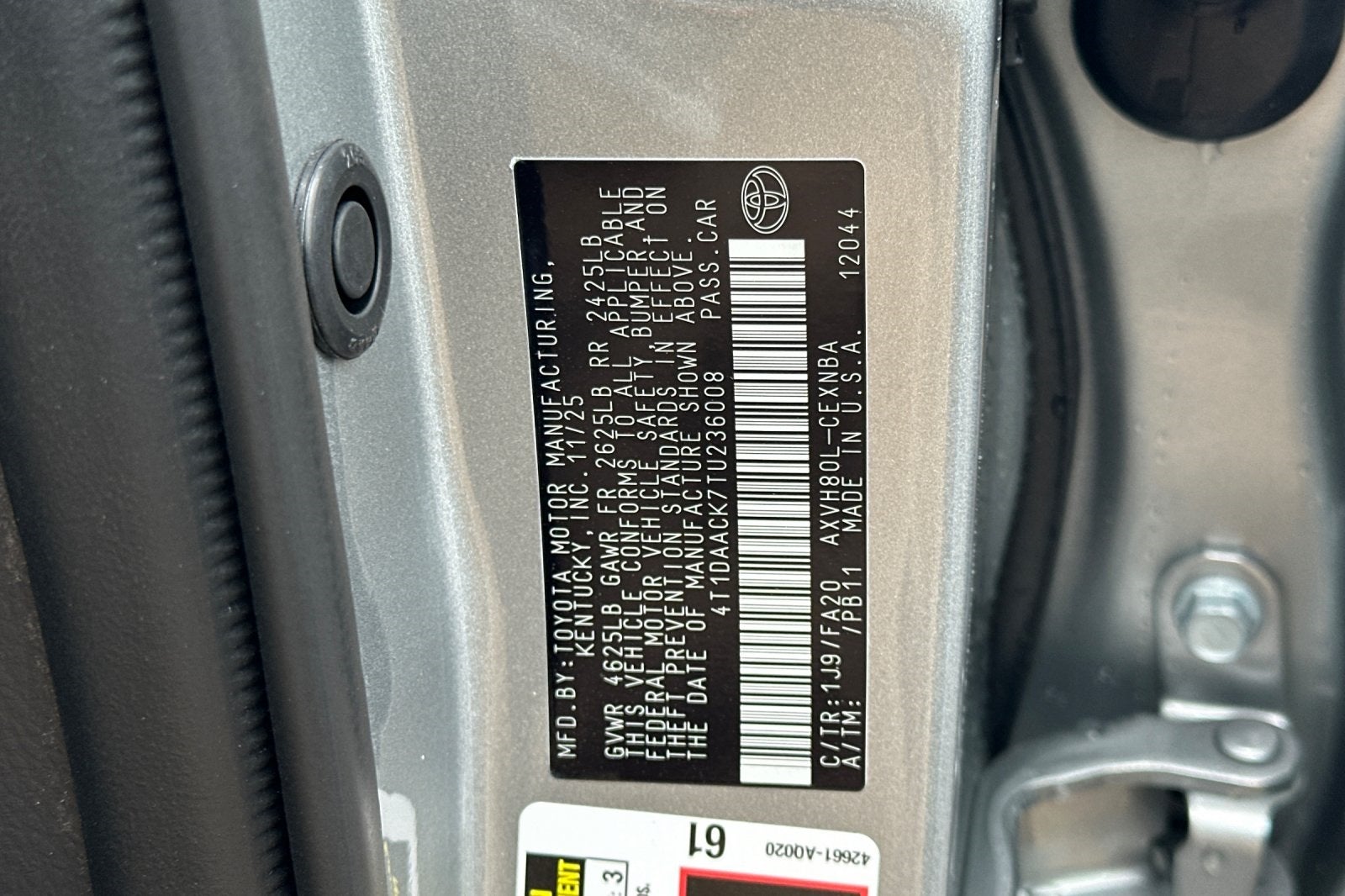 2026 Toyota Camry LE