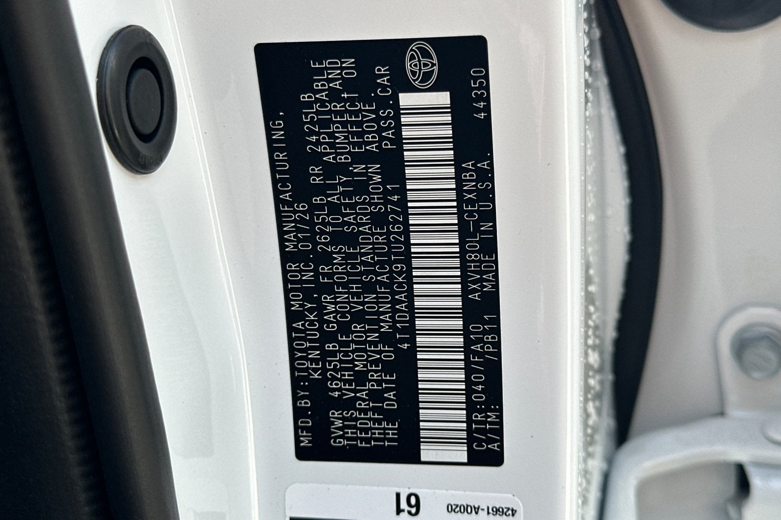 2026 Toyota Camry LE