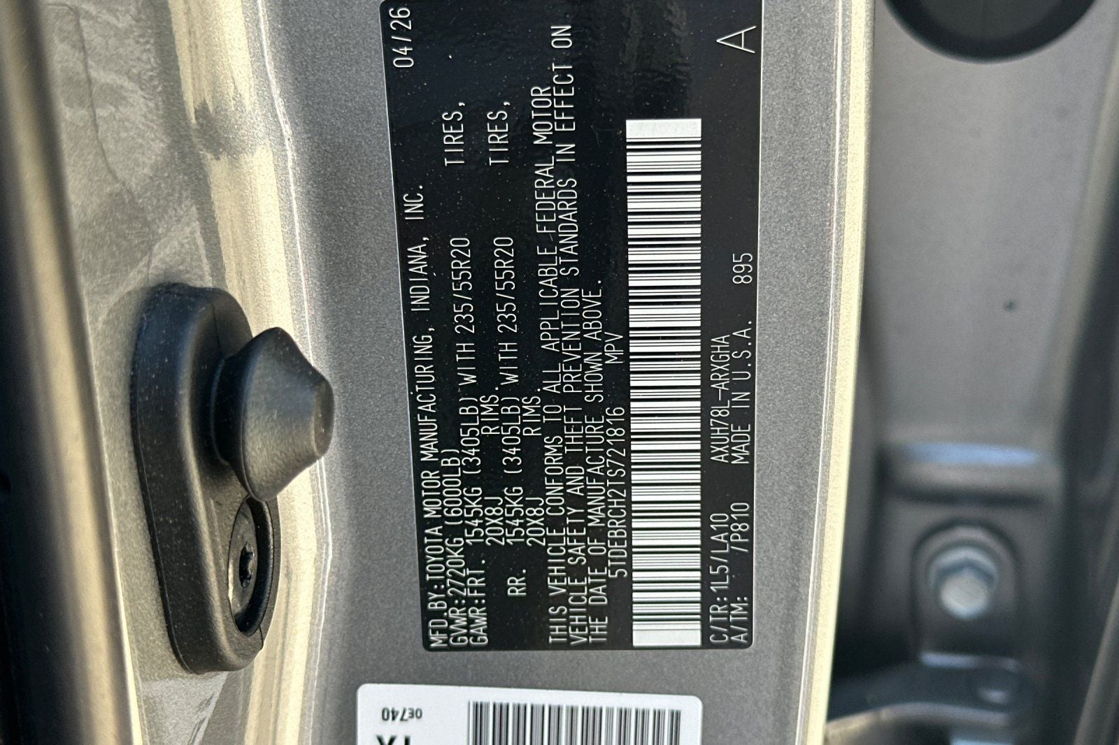 2026 Toyota Highlander Hybrid Hybrid Platinum