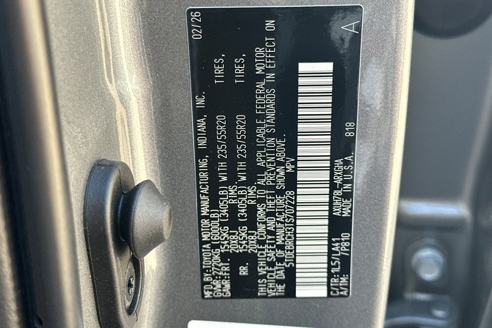 2026 Toyota Highlander Hybrid Hybrid Platinum