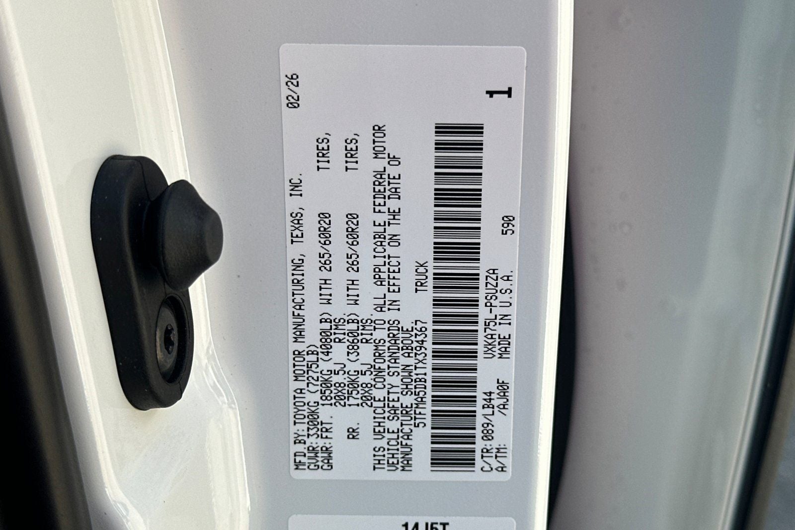 2026 Toyota Tundra 1794 Edition