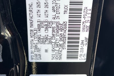 2026 Toyota Tundra 1794 Edition