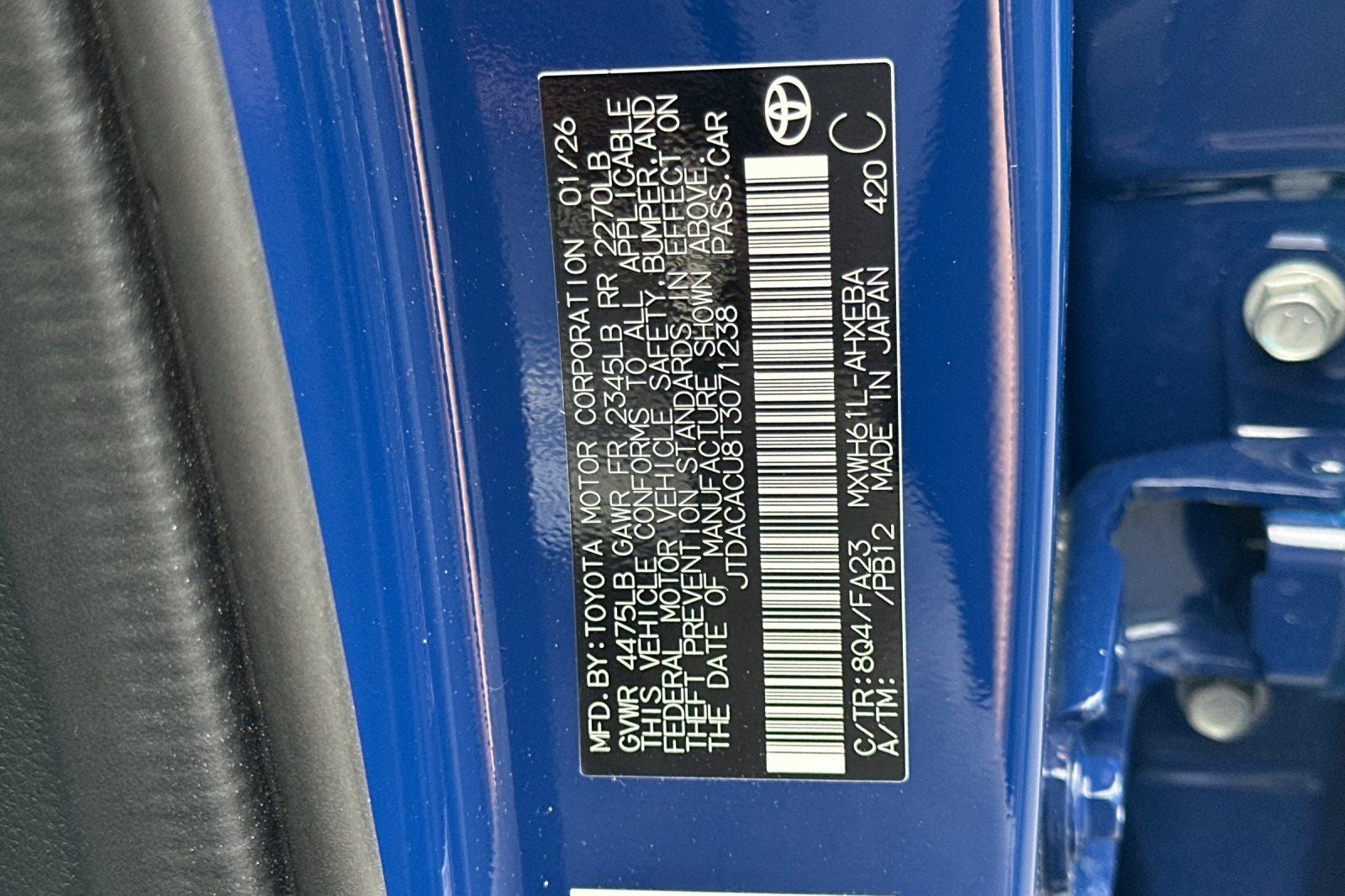 2026 Toyota Prius Plug-in Hybrid SE