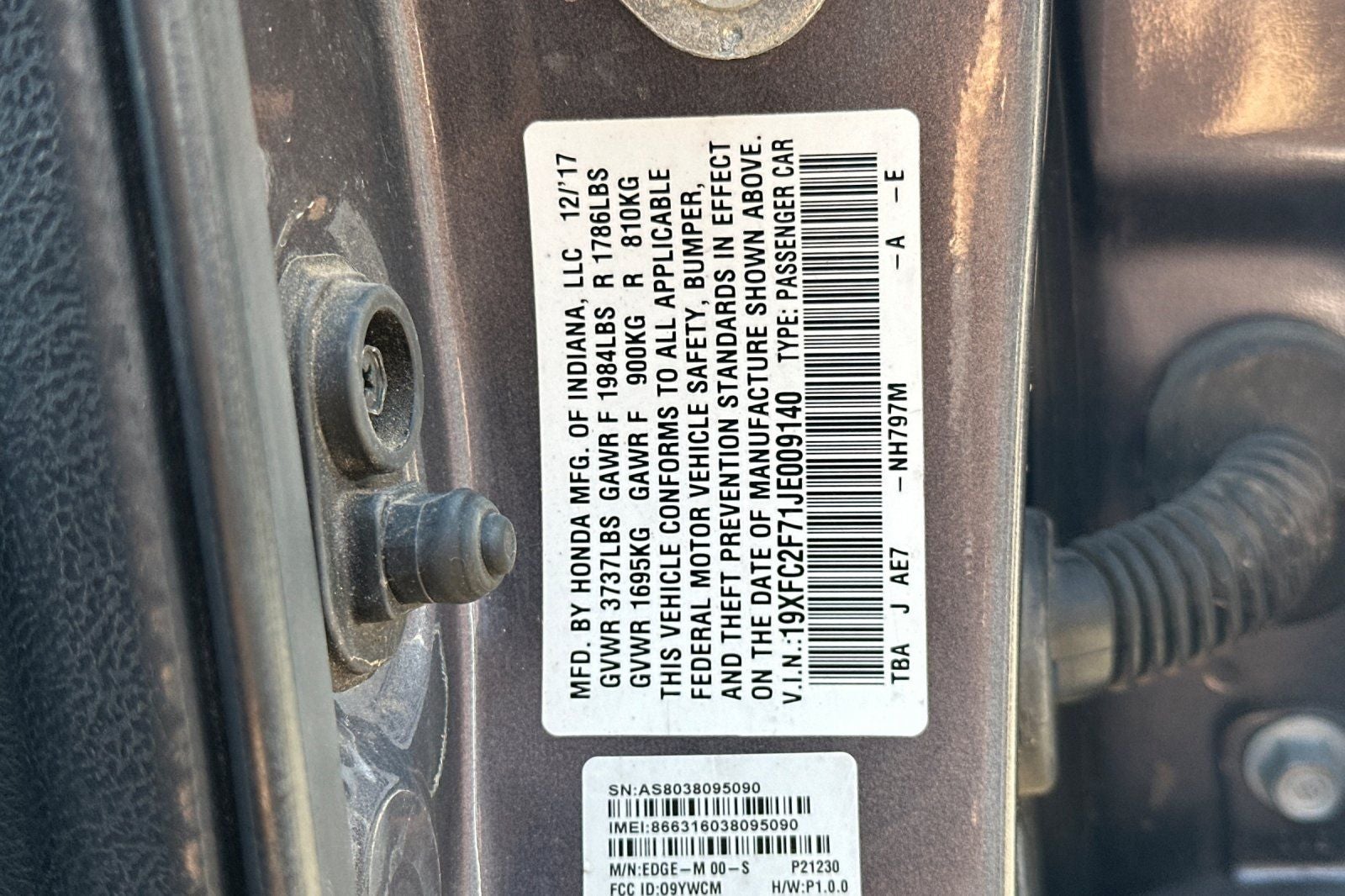 2018 Honda Civic EX