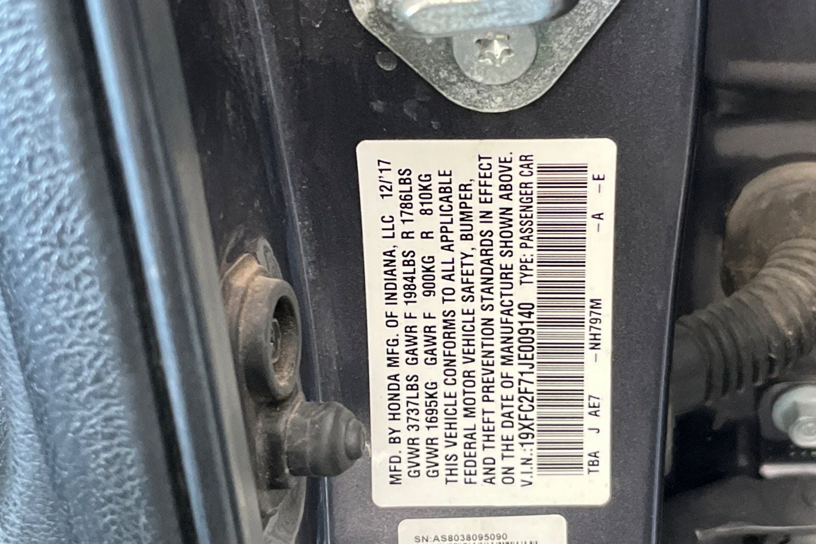 2018 Honda Civic EX