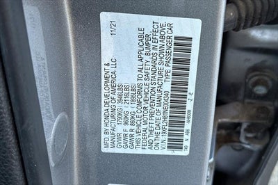 2022 Honda Civic Sport