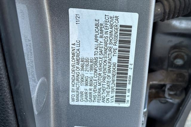 2022 Honda Civic Sport