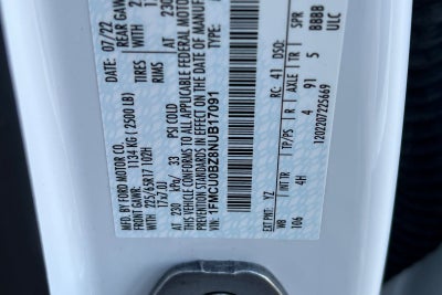 2022 Ford Escape Hybrid SE