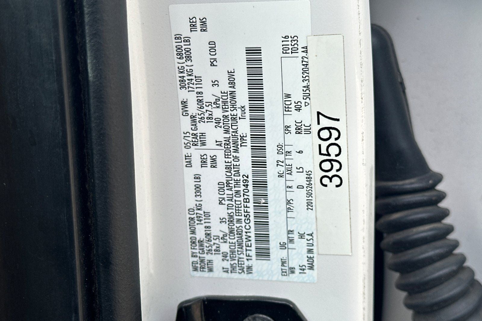 2015 Ford F-150 Lariat