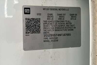 2022 Chevrolet Malibu LS 1LS