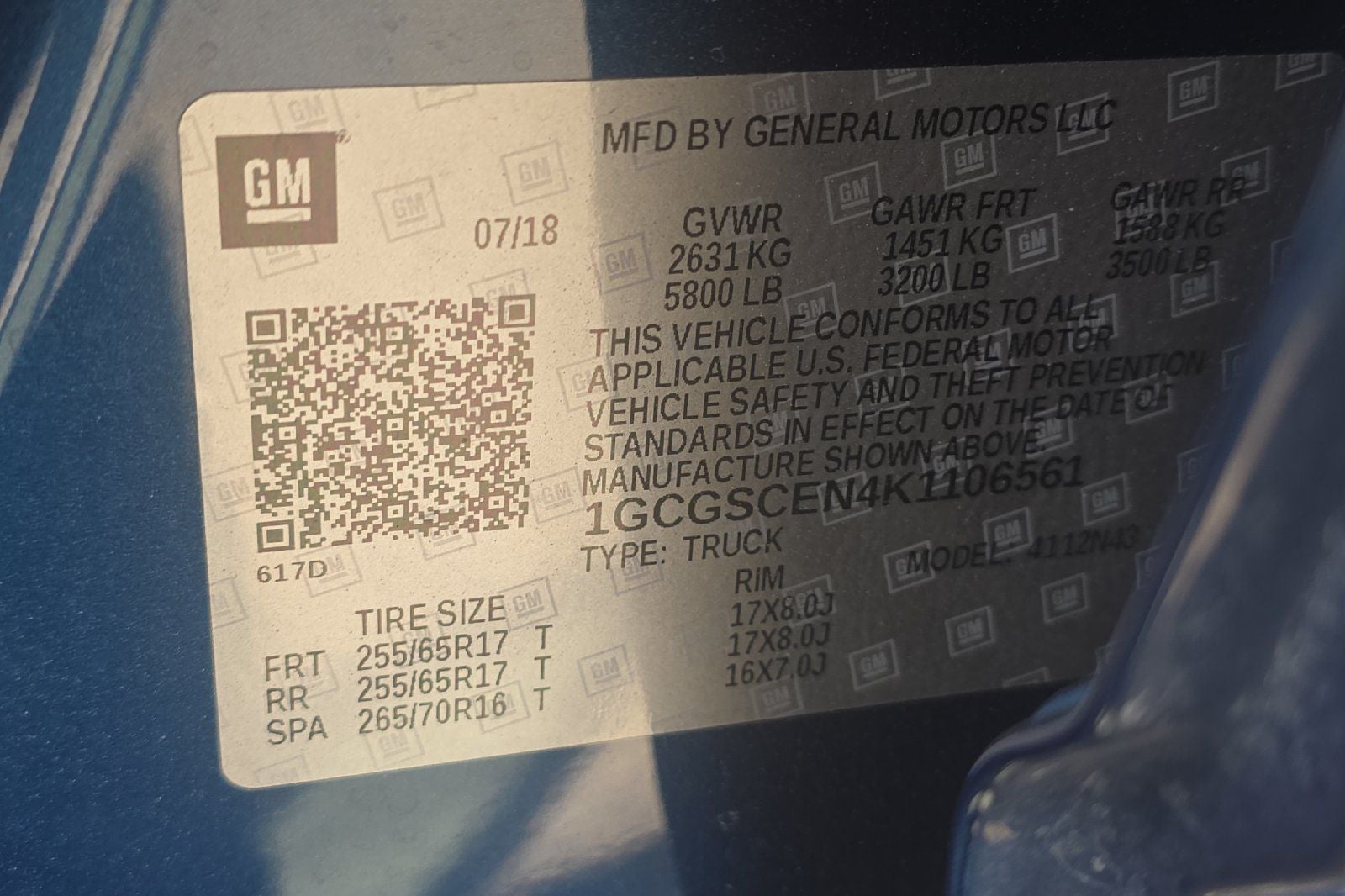 2019 Chevrolet Colorado LT