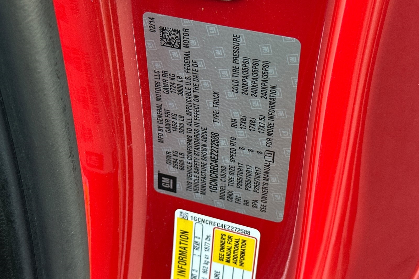 2014 Chevrolet Silverado 1500 LT LT1