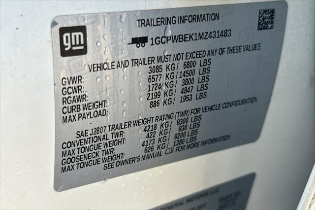 2021 Chevrolet Silverado 1500 Custom