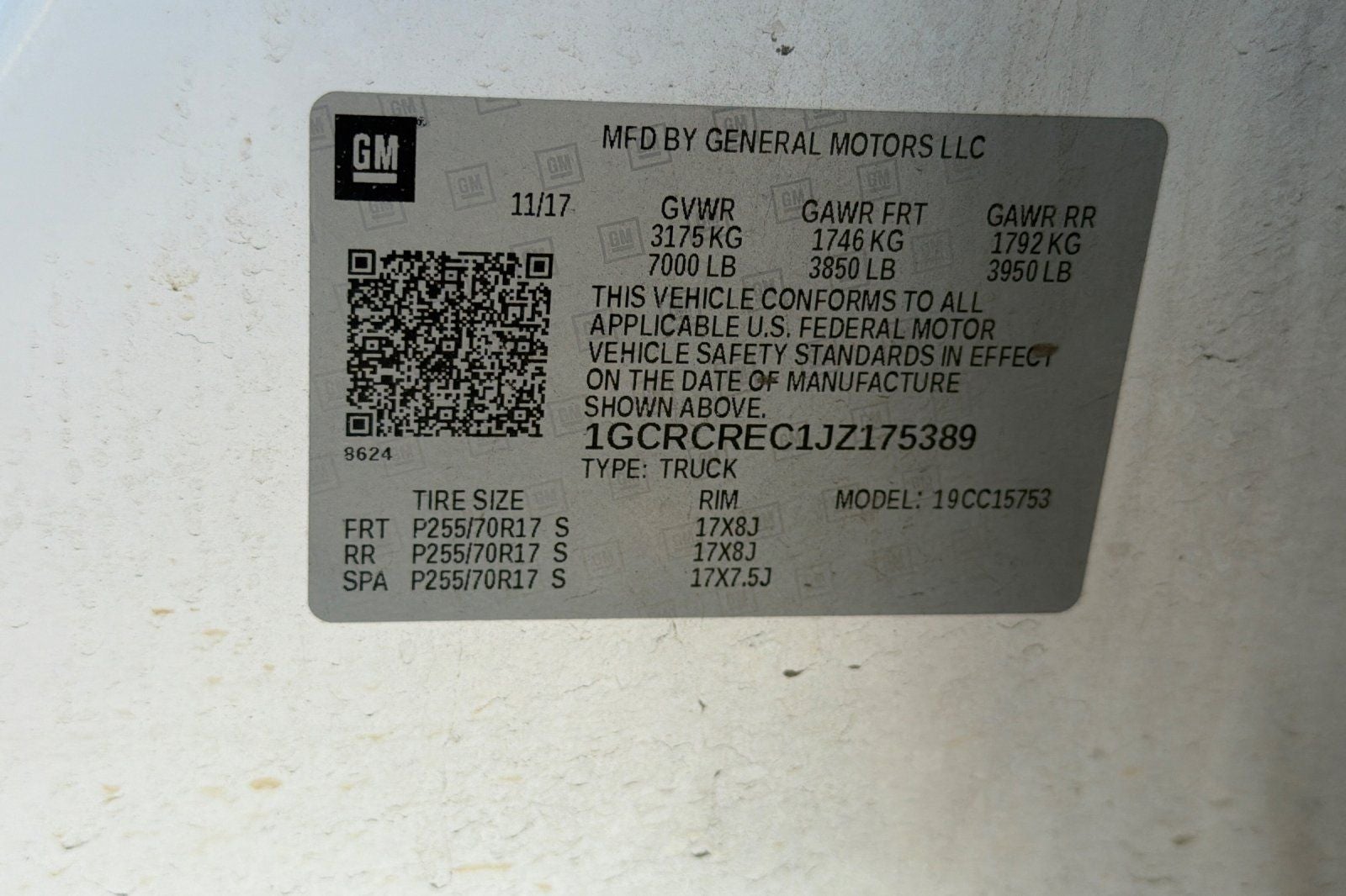 2018 Chevrolet Silverado 1500 LT LT1