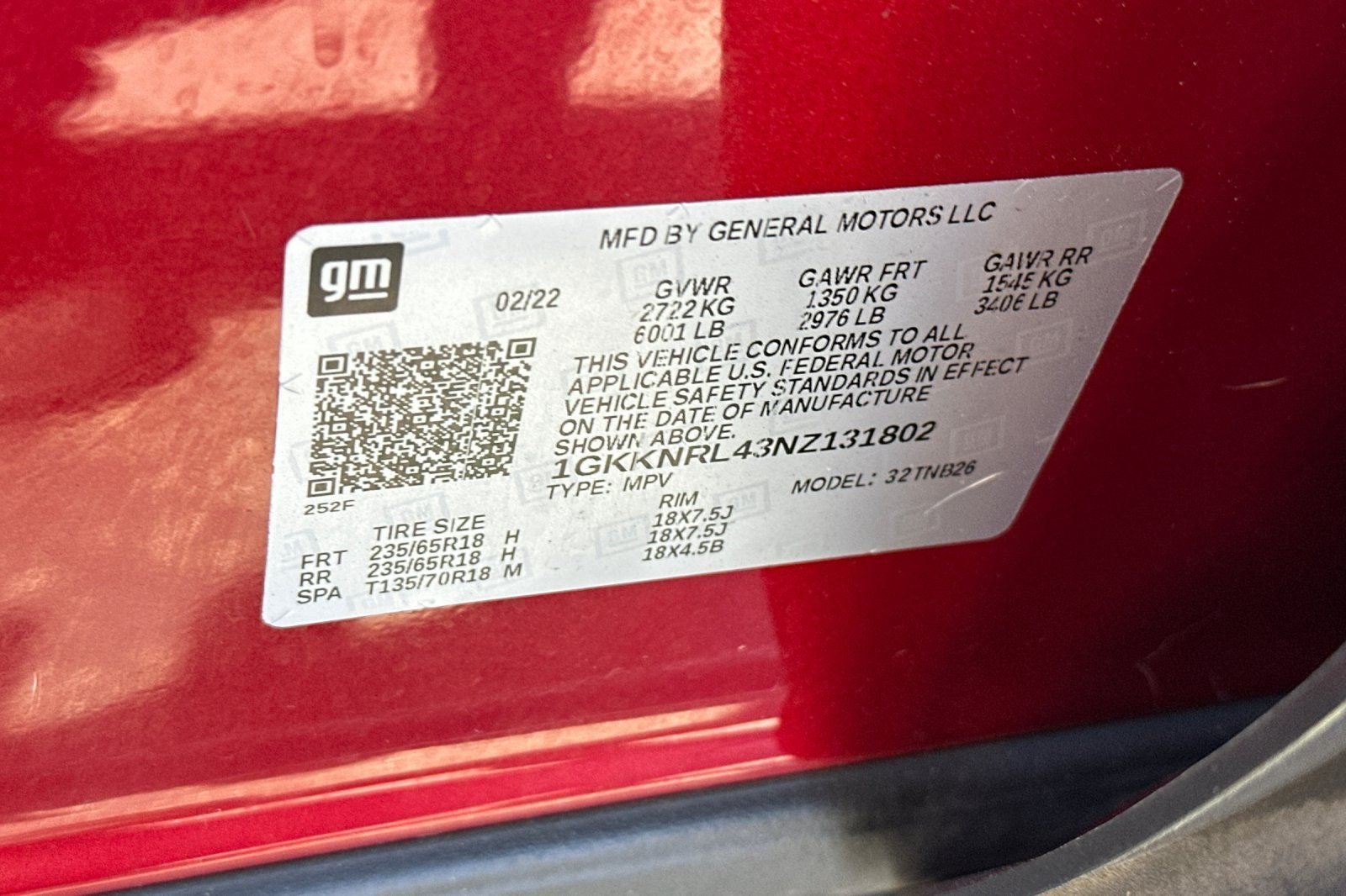 2022 GMC Acadia SLE