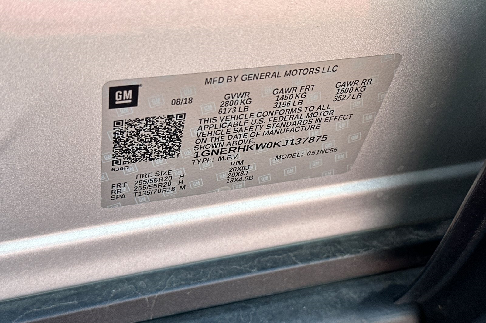 2019 Chevrolet Traverse 3LT