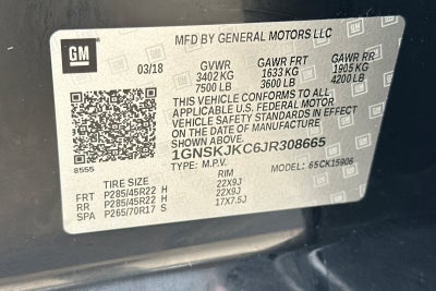 2018 Chevrolet Suburban Premier