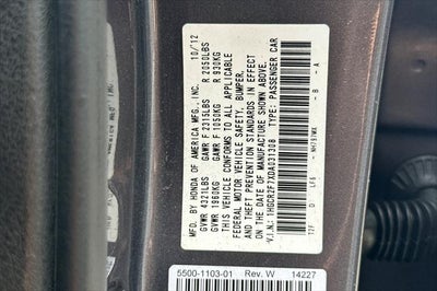 2013 Honda Accord EX