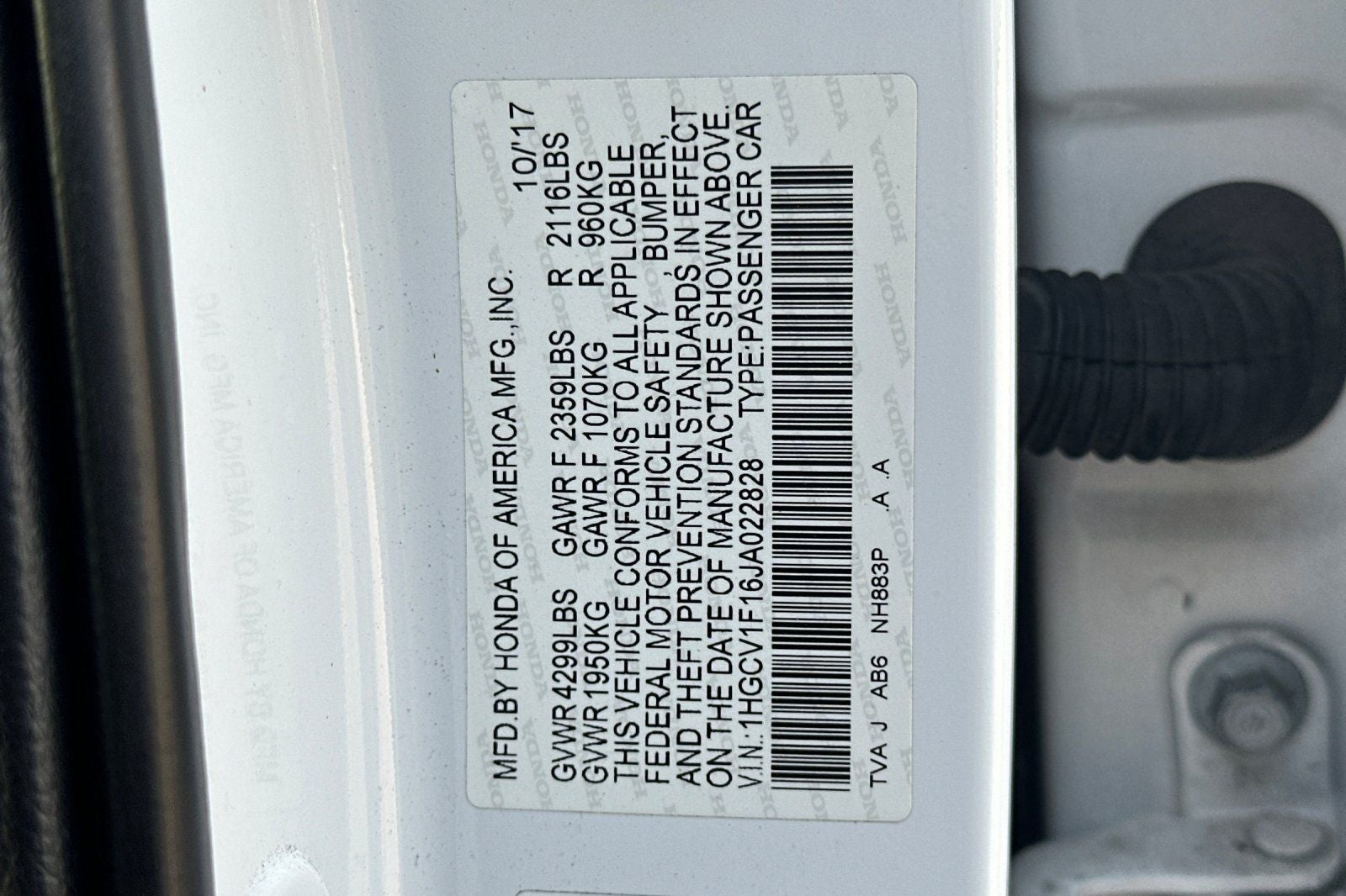 2018 Honda Accord LX