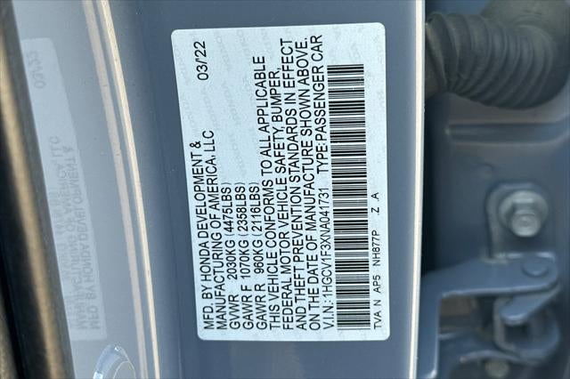 2022 Honda Accord Sport