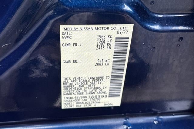 2022 Nissan Altima 2.5 S