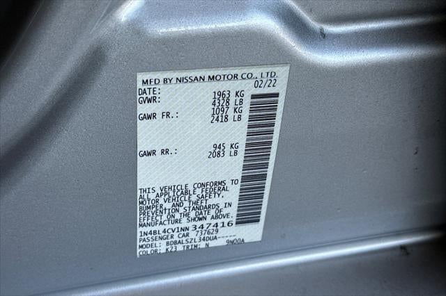 2022 Nissan Altima 2.5 SR