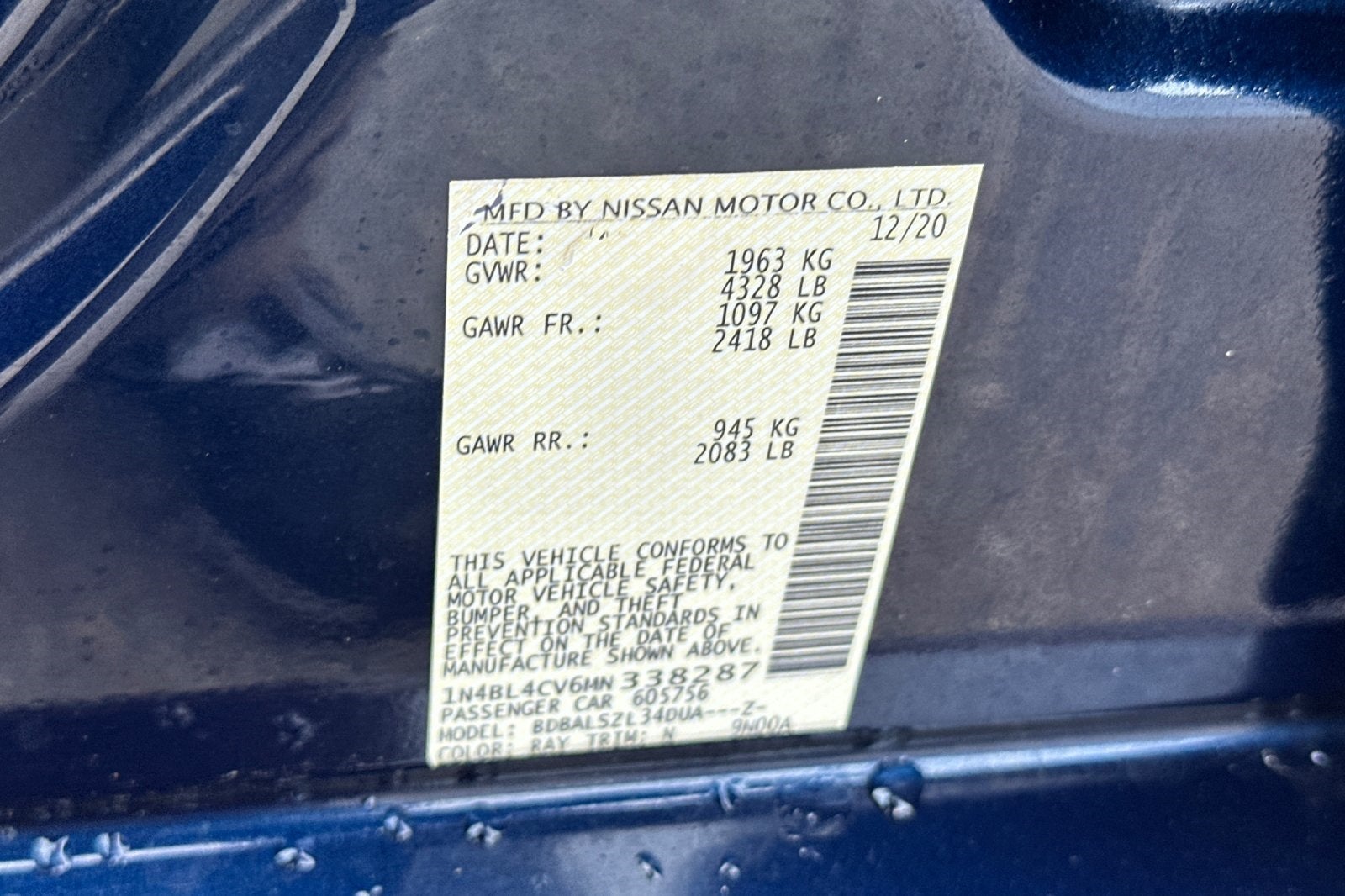 2021 Nissan Altima 2.5 SR