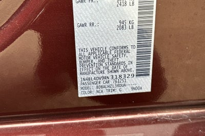2024 Nissan Altima 2.5 SV