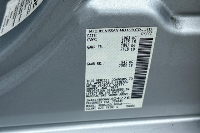 2022 Nissan Altima 2.5 SV