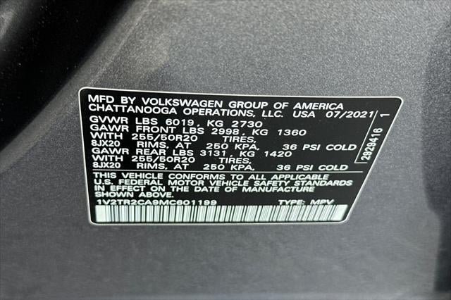 2021 Volkswagen Atlas SEL Premium