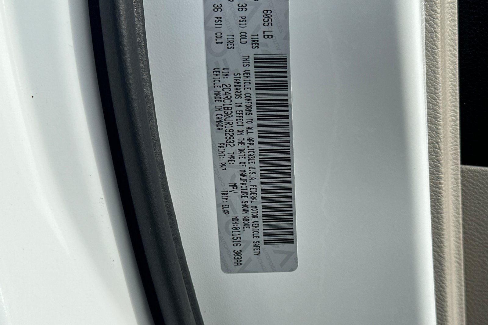 2018 Chrysler Pacifica Touring L