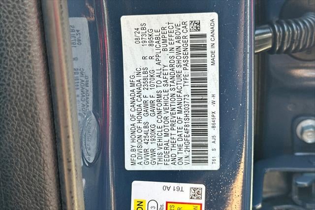 2025 Honda Civic Hybrid Sport Touring