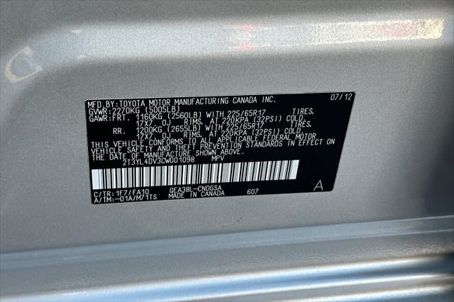 2012 Toyota RAV4 EV Base