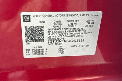 2018 GMC Sierra 1500 SLT