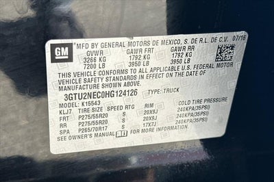 2017 GMC Sierra 1500 SLT