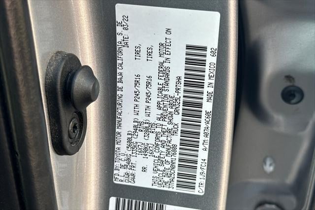 2022 Toyota Tacoma SR5 V6