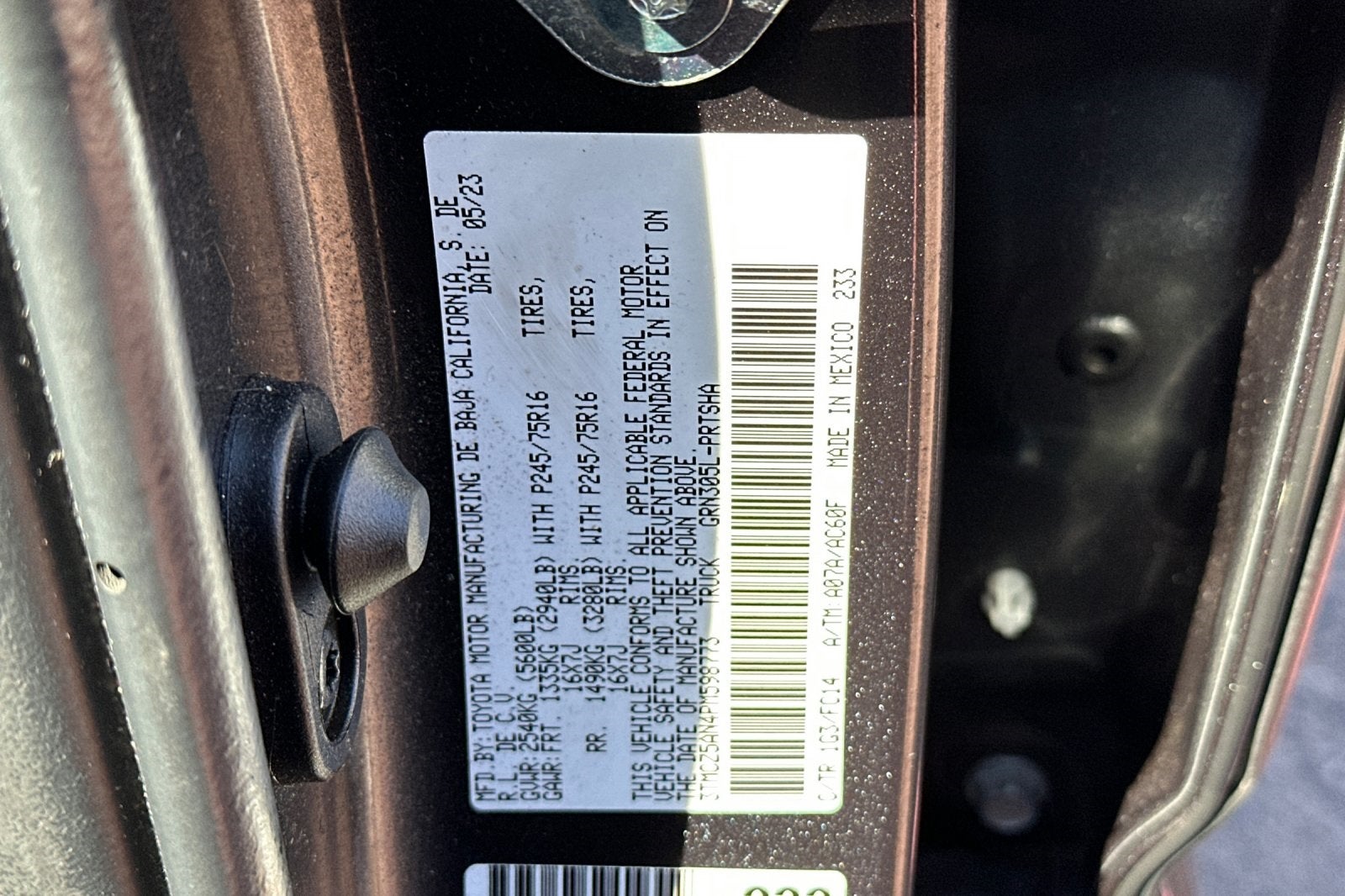 2023 Toyota Tacoma SR V6