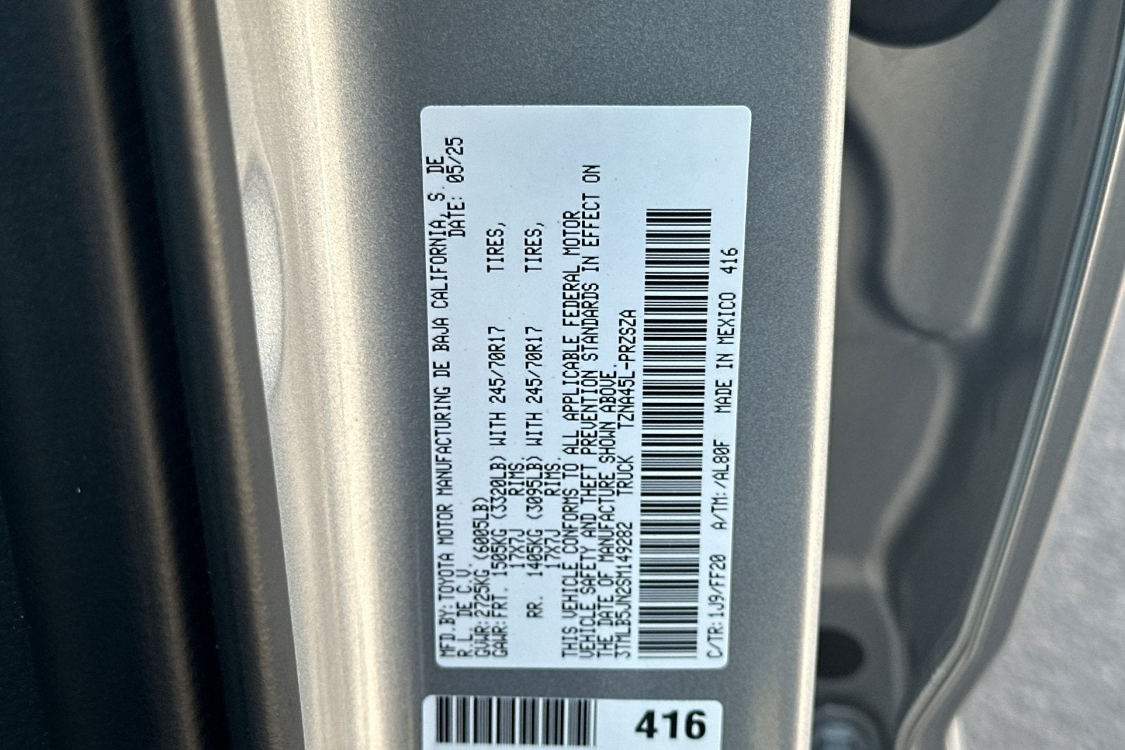 2025 Toyota Tacoma Base