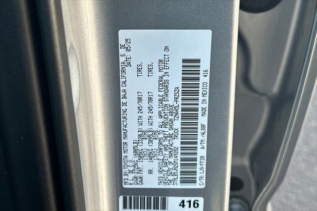 2025 Toyota Tacoma Base