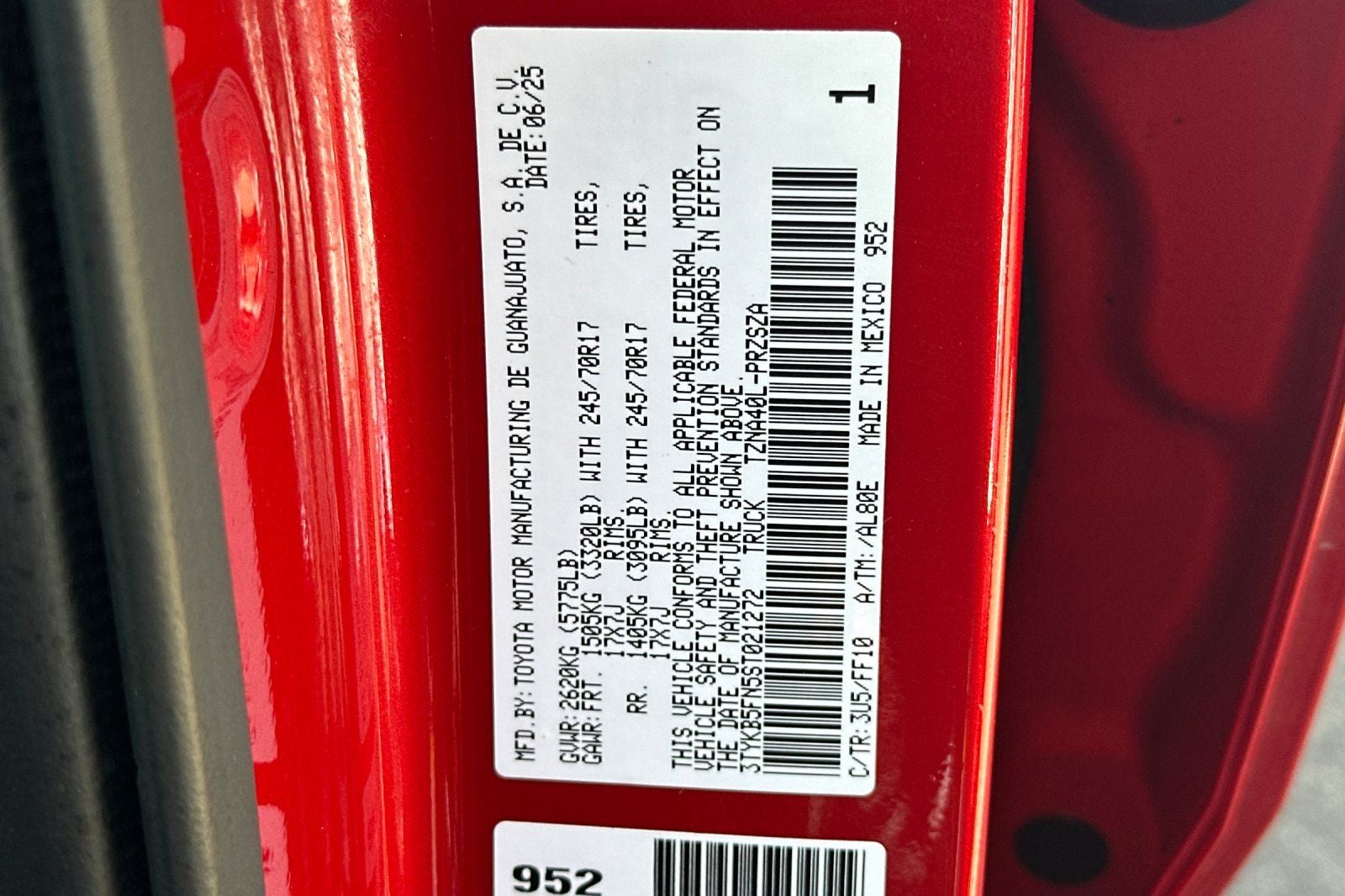 2025 Toyota Tacoma SR5