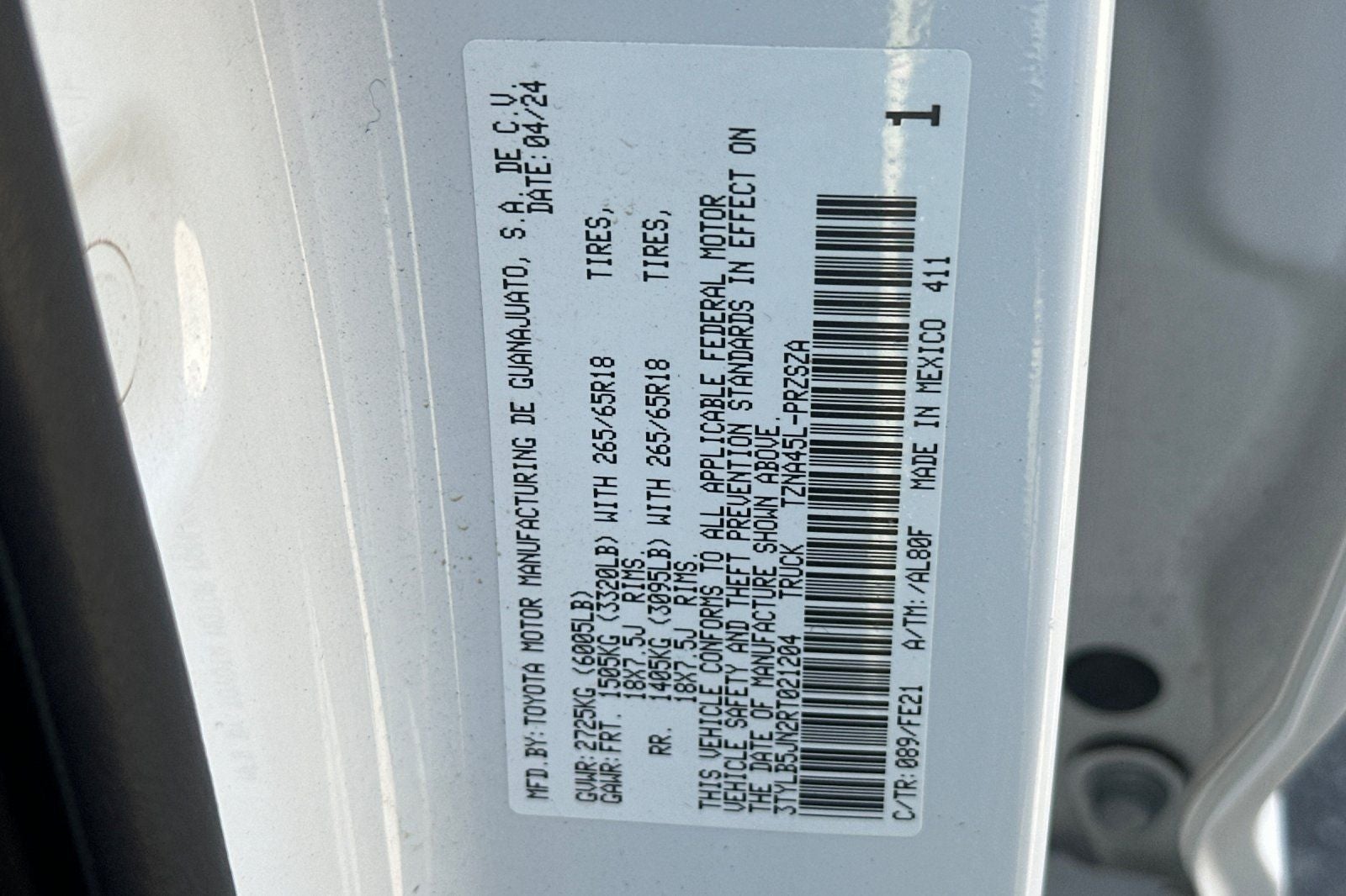 2024 Toyota Tacoma TRD Sport